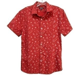 Summer Design Button Down Shirt by Express Size  S
